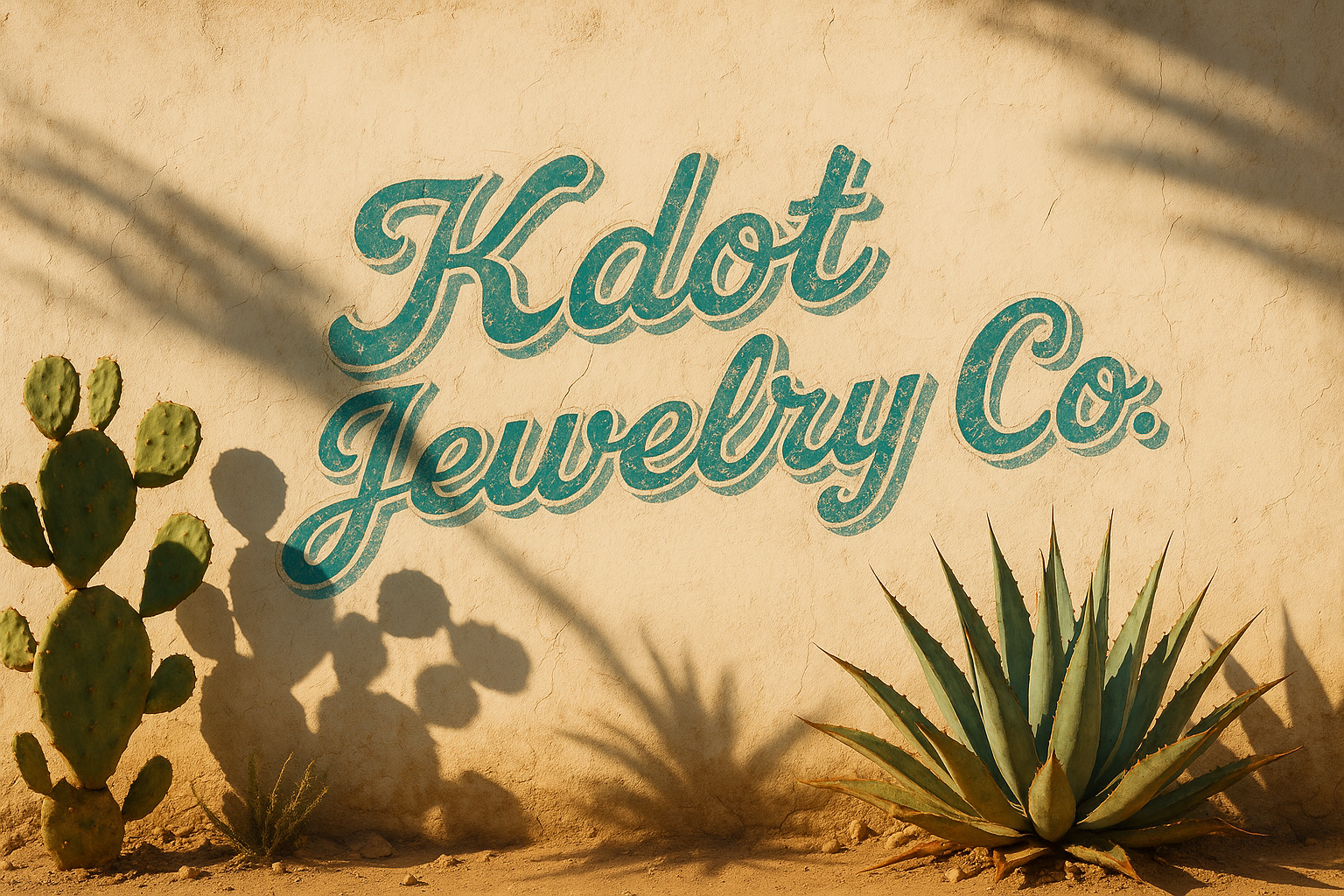 Kdot Jewelry authentic western Navajo pearl pearls silver southwest stack stacking cactus agave adobe