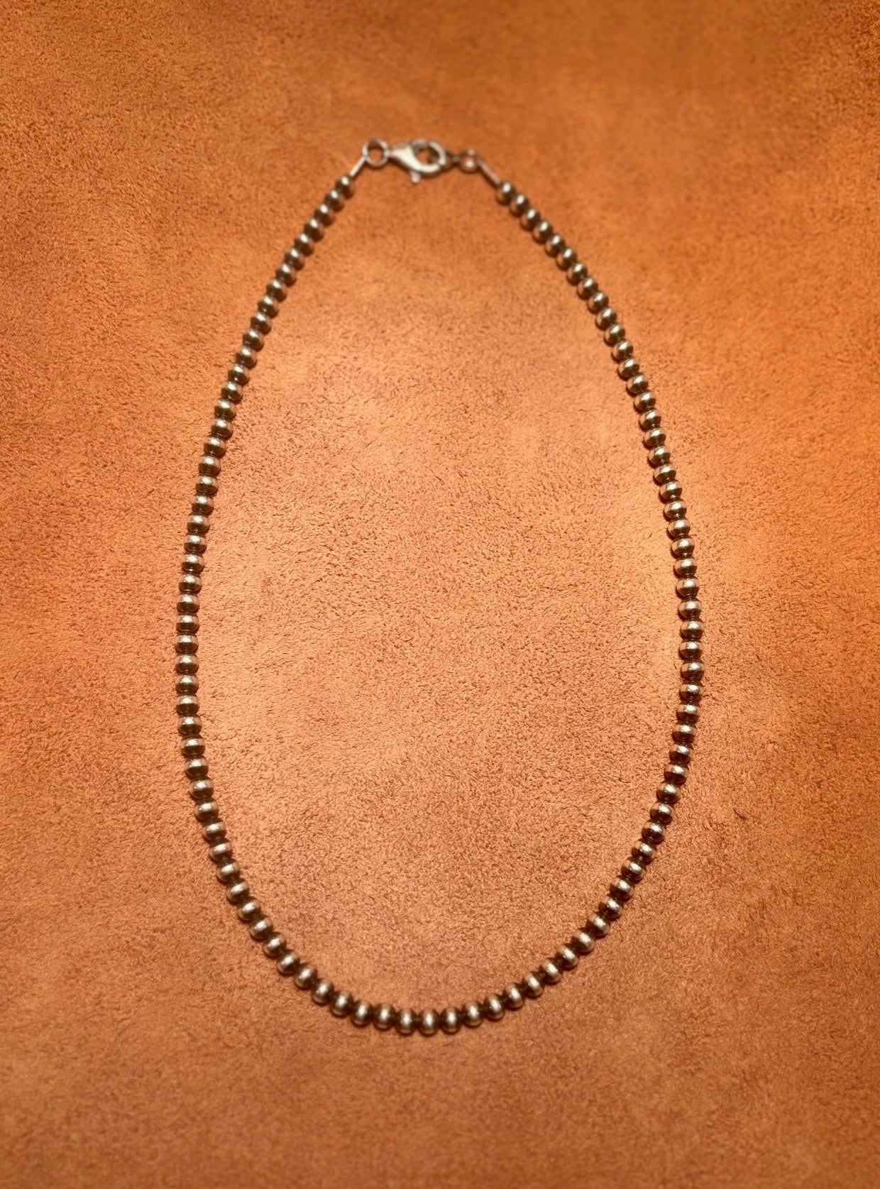 Navajo Pearl 16" Necklace 4mm